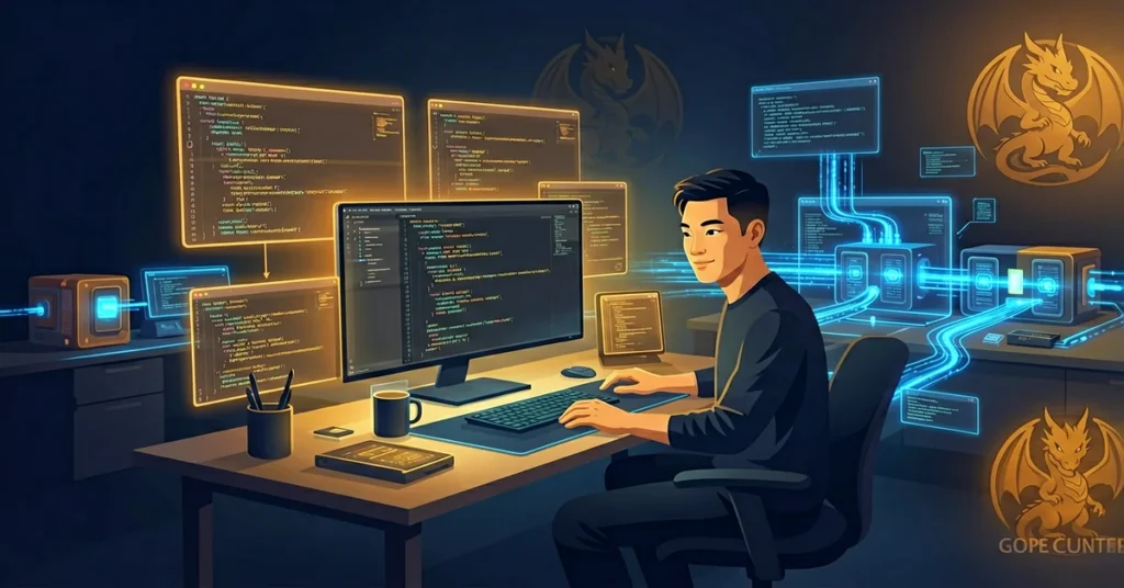 AI Agent development workflow combining code generation and automated testing