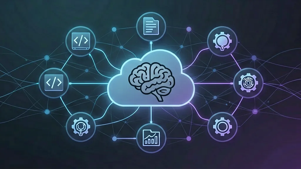 SmaugBrain cloud AI agent platform architecture showing connected task nodes
