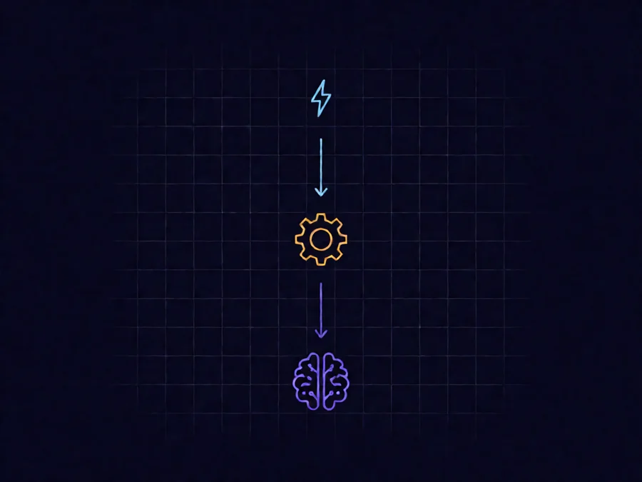 AI agent model tiering infographic showing three cost tiers with icons