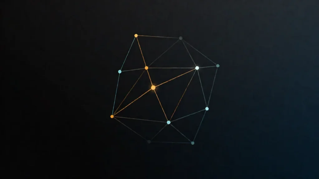 AI agent observability dashboard showing monitoring nodes and metrics visualization