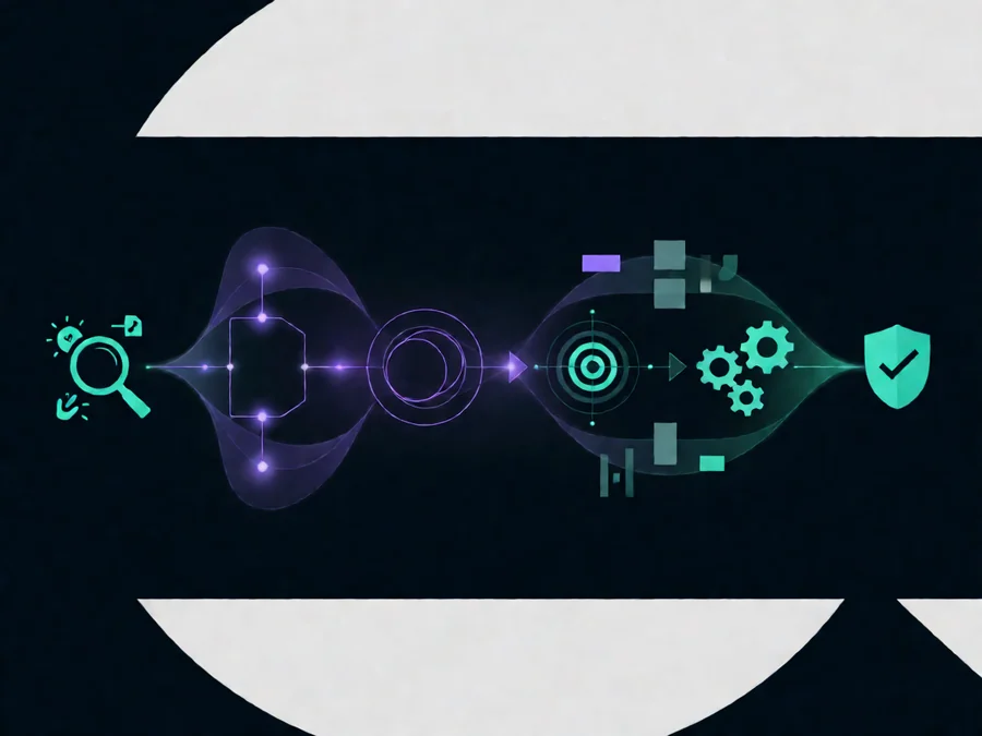 Agent debugging workflow showing root cause analysis and problem-solving process