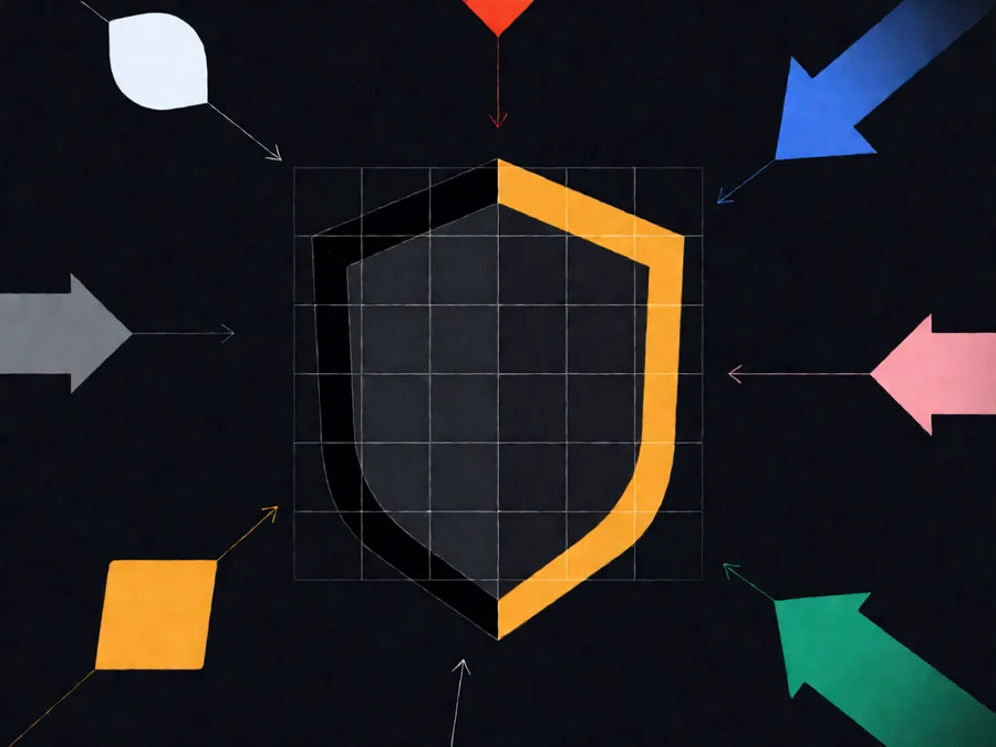 AI agent security boundaries showing input validation and protection mechanisms